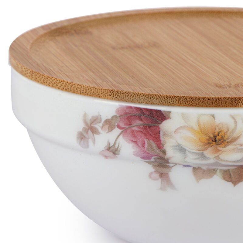Royale Series Mixing bowls with bamboo lid Gift Set, 3 Pieces - Image 36
