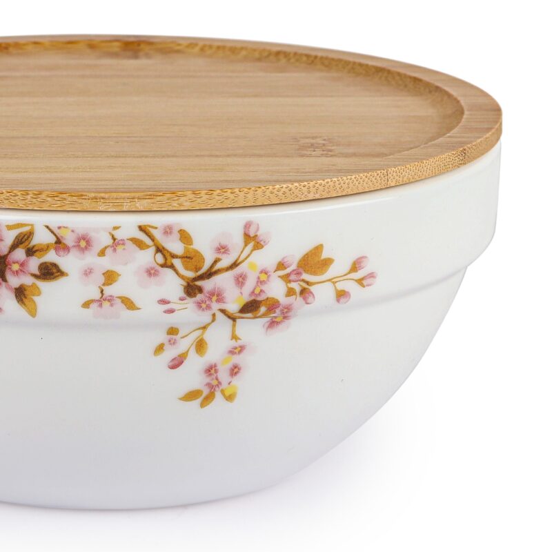 Royale Series Mixing bowls with bamboo lid Gift Set, 3 Pieces - Image 37