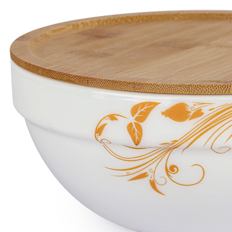 Royale Series Mixing bowls with bamboo lid Gift Set, 3 Pieces - Image 39