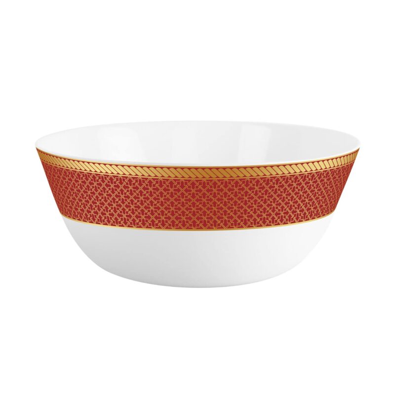 Solitaire Series 27 Pieces Ruby Opalware Dinner Set, Family of 6 - Image 6
