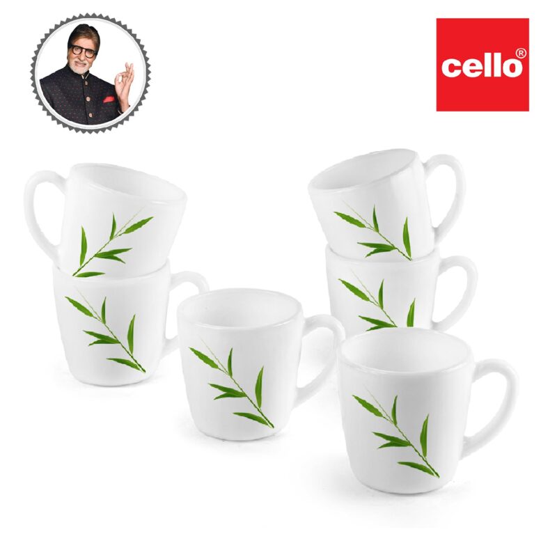 Imperial Bamboo Grove Ricca Mugs, 6 Pieces - Image 8