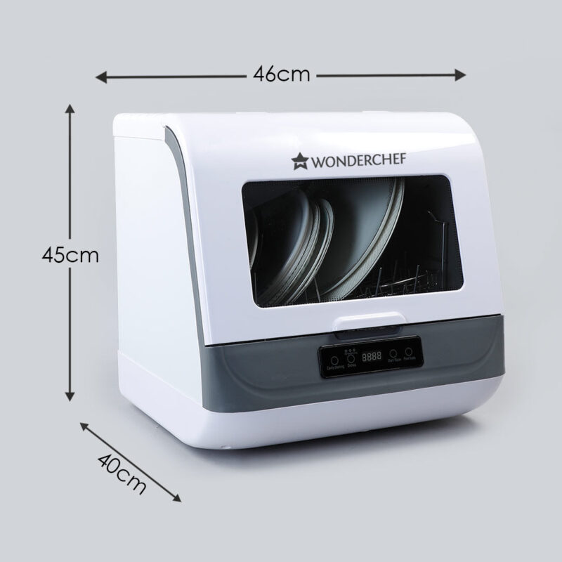 CounterTop Dishwasher, 1250W, 72°C High Temperature Sterilization, 360°Double Spray, Effective Drying System, Portable, 9L - Image 10