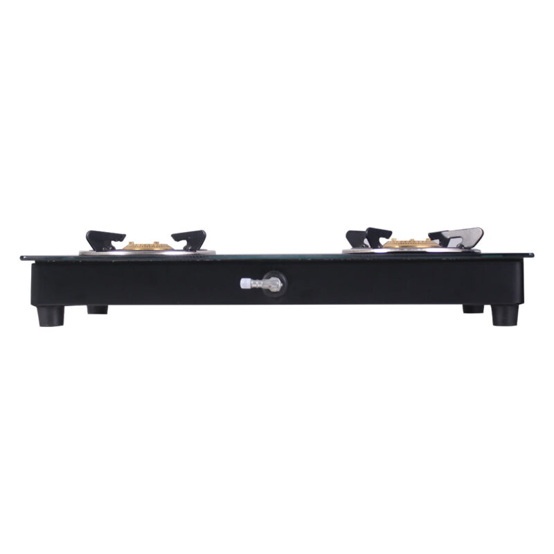 Ruby 2 Burner Glass Cooktop, Black Toughened Glass with 1 Year Warranty, Ergonomic Knobs, Heat-Efficient Brass Burners, Stainless-steel Spill Tray, Manual Ignition - Image 18