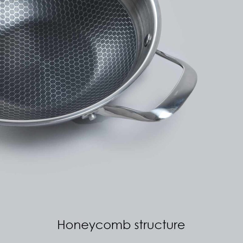 Wonderchef Renewed Stanton 28 cm Non-stick Kadhai/Kadai with Lid - 3.4 Litre | 3 ply steel - Image 8