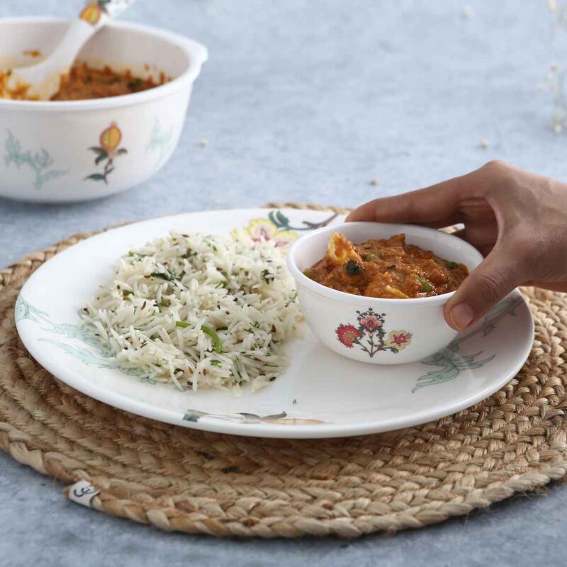 Venice Red Dinner Set of 31 Pcs | 100% Food Grade Melamine | Elegant | Break & Stain Resistant | Designer Dinnerware - Image 8