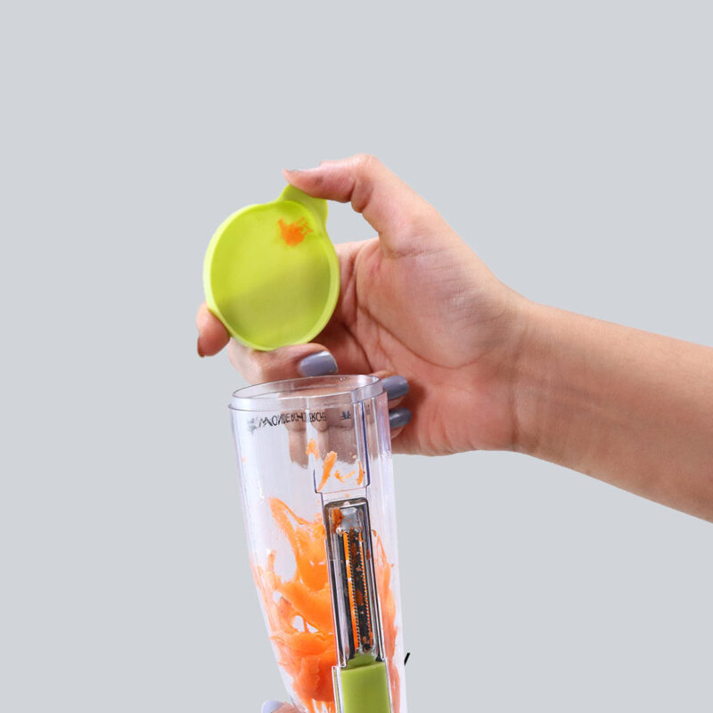 Smart Multifunctional Vegetable/Fruit Peeler for Kitchen with Containers, Stainless Steel Blade, Sharp - Image 7