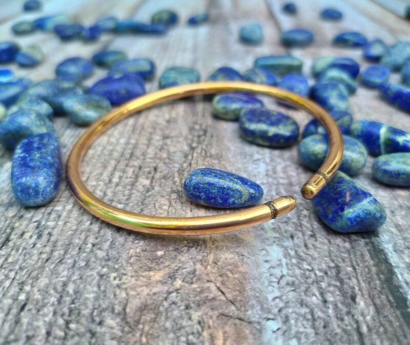 SHINDE EXPORTS Pure Copper Kada/Bracelet for Men and Women. (4 MM Plain kada) - Image 2