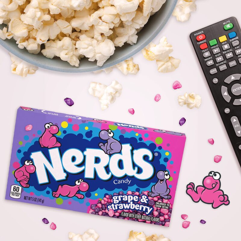 8x Wonka for The Love of Nerds Gotta Have Grape & Seriously Strawberry Candy, 141 g each - Pack of 8 - Image 6