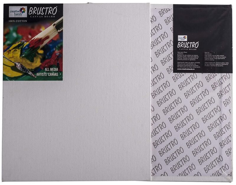 Brustro Artists 100% Cotton Canvas Board Medium Grain 20"x24" (Pack of 2) - Image 5