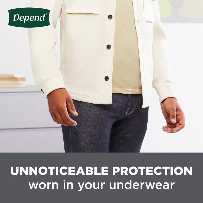 Depend Incontinence Guards for Men, Maximum Absorbency, 52 Count (Pack of 2) - Image 2