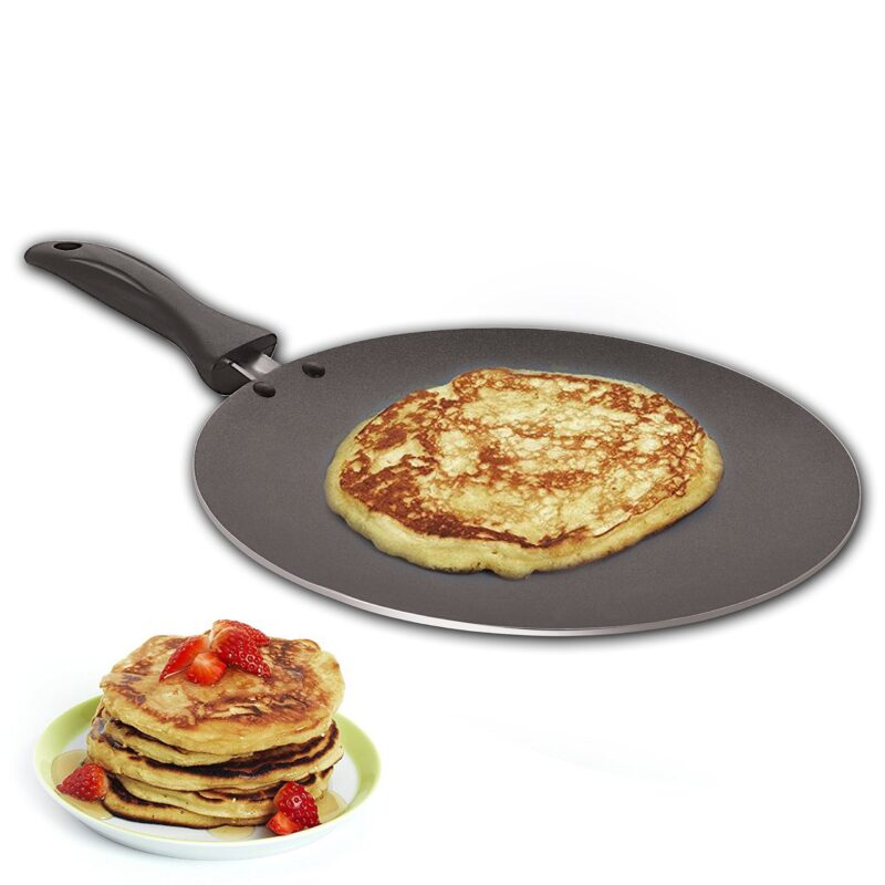 NIRLON Non-Stick Aluminium Cookware Set, 2-Pieces, Red (3.2 FT+CT) - Image 6