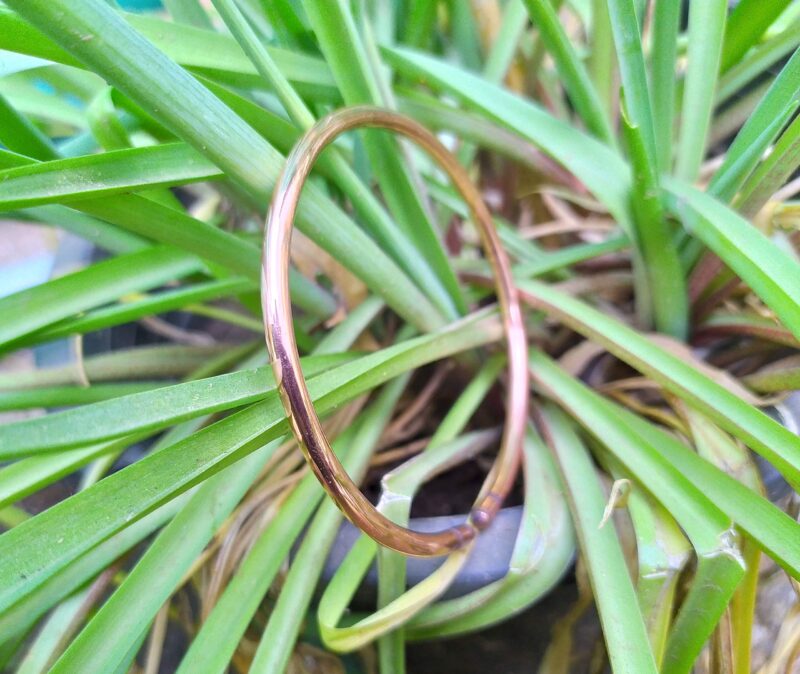 SHINDE EXPORTS Pure Copper Kada/Bracelet for Men and Women. (4 MM Plain kada) - Image 5