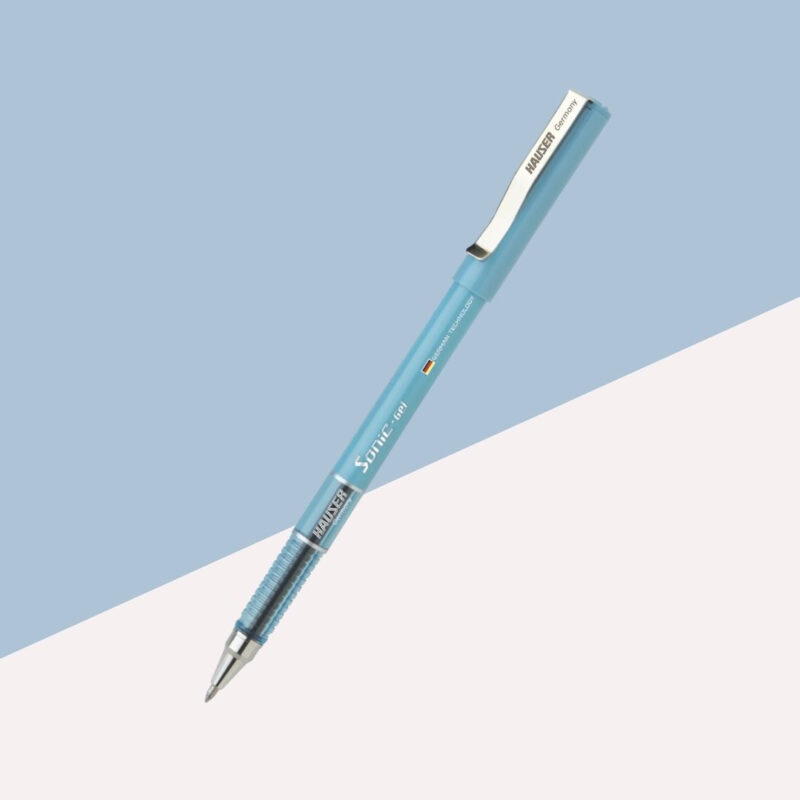 Hauser Sonic Waterproof Gel Pen – Blue ( Pack of 1 )