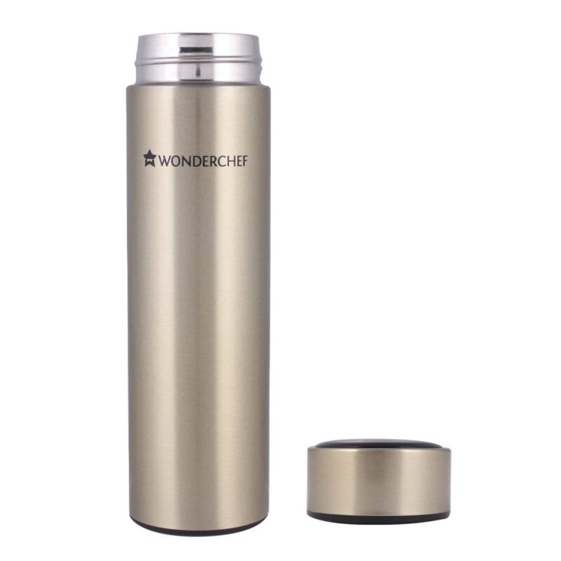 Nutri-Bot, 480ml, Double Wall Stainless Steel Vacuum Insulated Hot and Cold Flask, Steel Micro-filter, Spill & Leak Proof, 2 Years Warranty - Image 2
