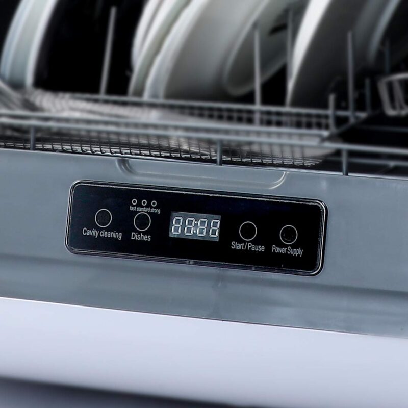 CounterTop Dishwasher, 1250W, 72°C High Temperature Sterilization, 360°Double Spray, Effective Drying System, Portable, 9L - Image 12