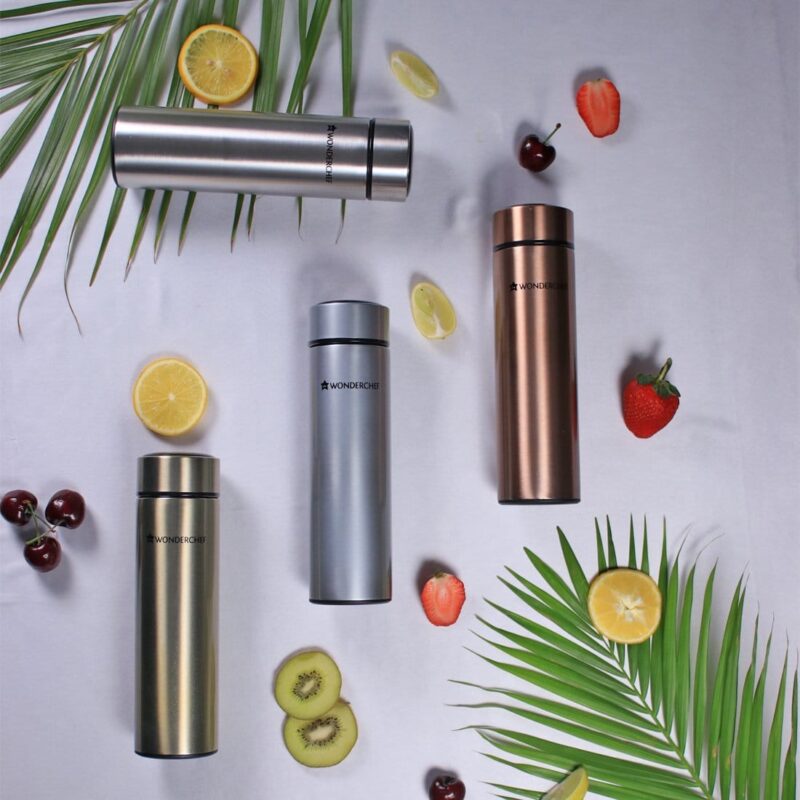 Nutri-Bot, 480ml, Double Wall Stainless Steel Vacuum Insulated Hot and Cold Flask, Steel Micro-filter, Spill & Leak Proof, 2 Years Warranty - Image 13