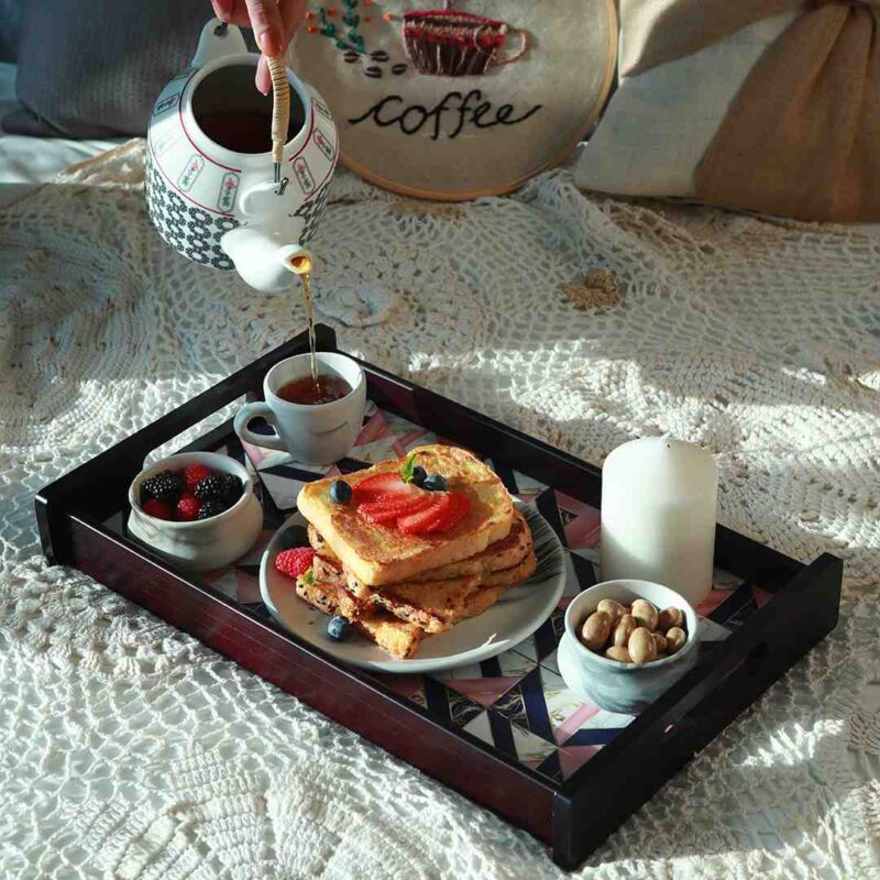 Casablanca Marble Mosaic Tray - Medium - Image 8
