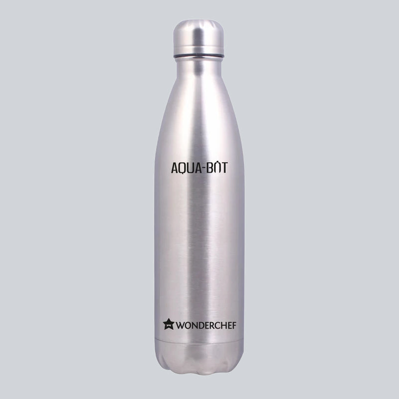 Aqua-Bot, 1000ml, Double Wall Stainless Steel Vacuum Insulated Hot and Cold Flask, Spill & Leak Proof, Silver, 2 Years Warranty - Image 9