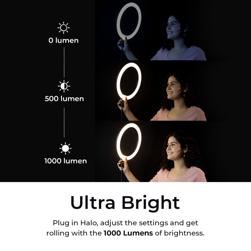 Halo 12" Premium Ring Light + Tripod (Combo) - Image 4