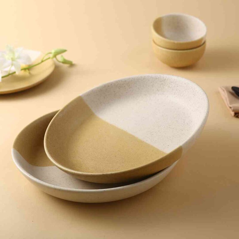 Teramo Yellow Pasta Plate 1 Pc - Image 4