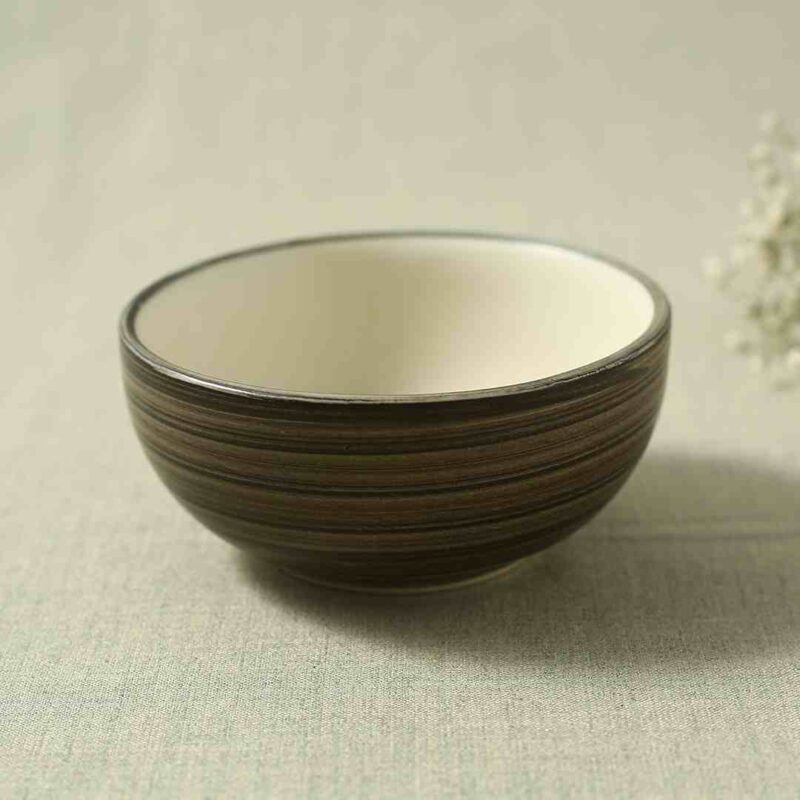 Teramo Brown Veg Bowl set of 4 - Image 5