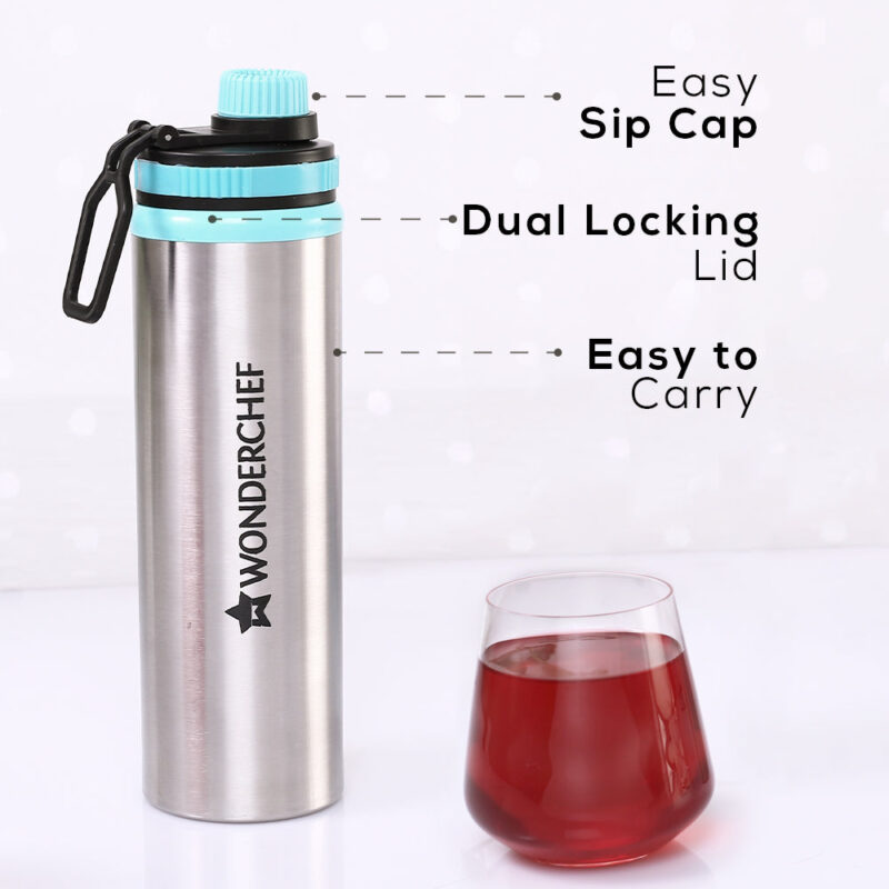 Nutri-cup Portable Blender + Sippy Stainless Steel Bottle, Gift Combo, For Family and Friends, Gift for Diwali and Other Festivals, House Warming - Image 2