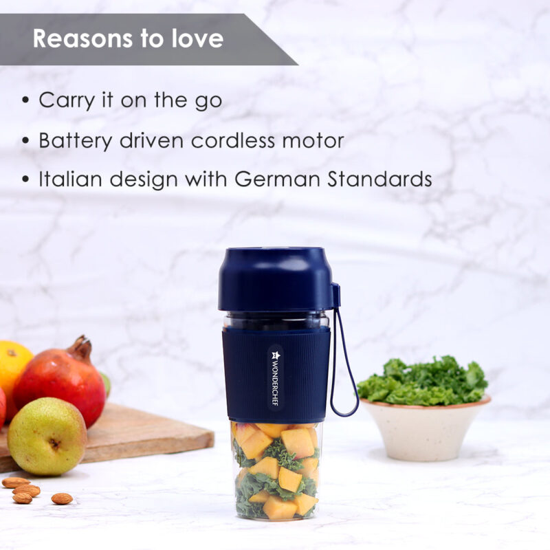 Nutri-cup Portable Blender + Sippy Stainless Steel Bottle, Gift Combo, For Family and Friends, Gift for Diwali and Other Festivals, House Warming - Image 4
