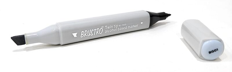 Brustro Twin Tip Alcohol Based Marker Blue Grey 1 - Image 2