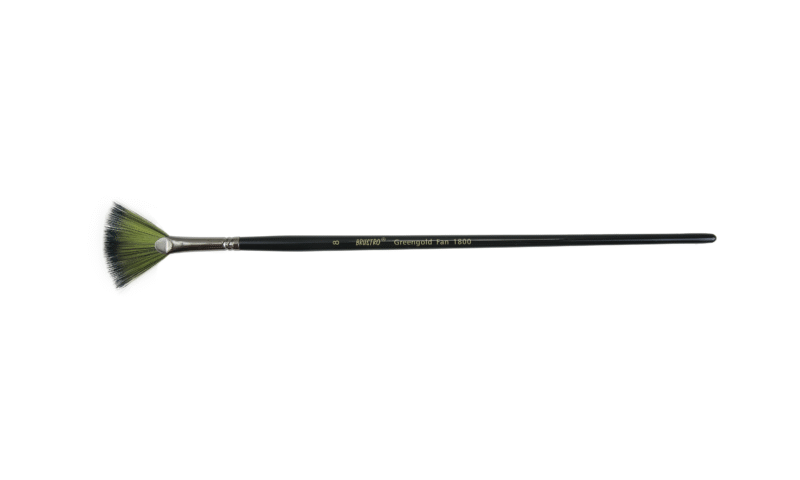 Brustro Artists Greengold Acrylic Brush Filbert Series 1800 - Size - 8 - Image 2