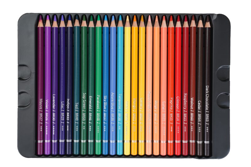 BRUSTRO Artists Colour Pencil | 6B, Set of 72 (in an Elegant tin Box) | Ideal for Students,Adults,Multiple Colors,Bright,Vibrant,Fade Resistant,DIY Art,Highly Pigmented, School, Safe use for Children - Image 4