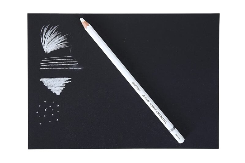 BRUSTRO Artists Coloured Pencils | Black & White | Set of 6 ( 3 Whites and 3 Blacks ) | Ideal for Students and Adults, Color, Sketching, Shading, Drawing, Blending, Mandala Art, School, Office Use - Image 6