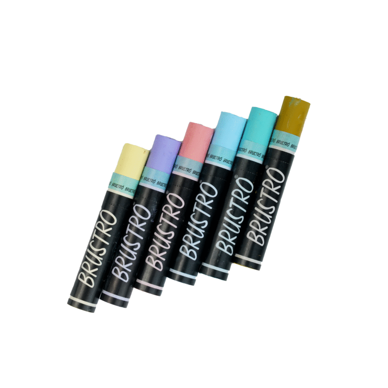 BRUSTRO Artist Oil pastel set of 24 (Pastel Tones) - Image 2