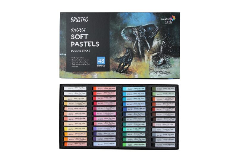 Brustro Artists' Soft Pastels Set of 48 - Image 9