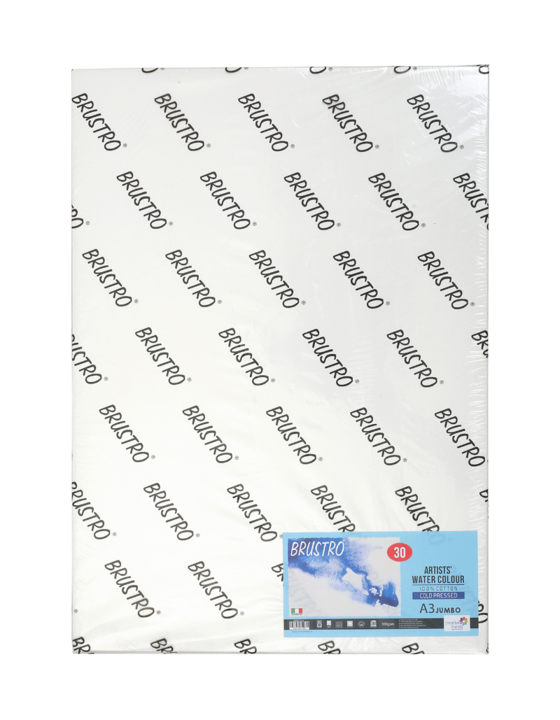 Brustro Artists' WC 100% Cotton CP 300gsm Jumbo - A3 (30 Sheets) - Image 4