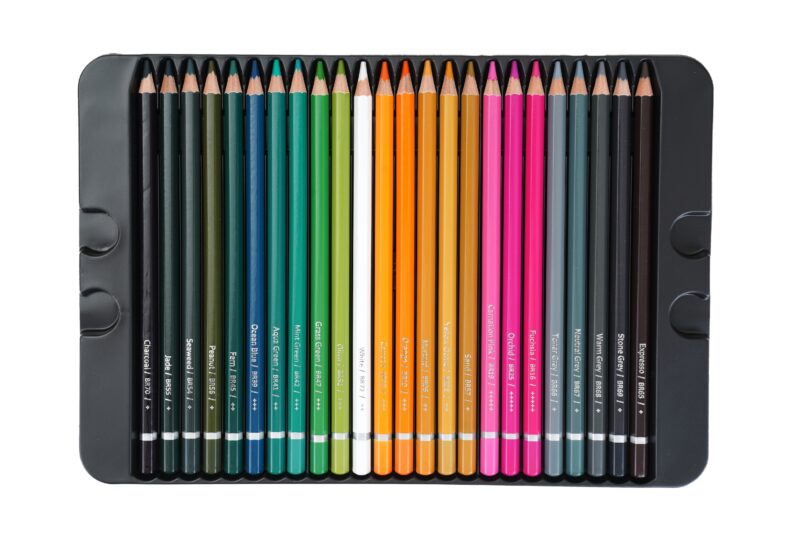 BRUSTRO Artists Watercolour Pencil Set of 72 in Elegant tin Box - Image 7