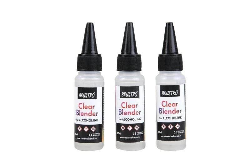 Brustro Alcohol Ink Clear Blender Pack of 3 (20ml Each) - Image 2