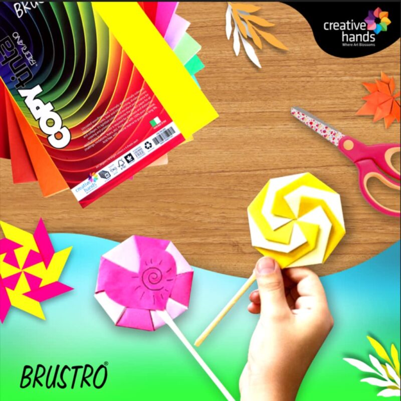 BRUSTRO Copytinta Coloured Craft Paper A4 Size 80 GSM Bright & Soft Colour 80 Sheets (10 cols Each of Bright and Soft X 4 Sheets). With Elle Erre card stock A5, 220 GSM,Pack of 24 Shades X 2 Sheets. - Image 4