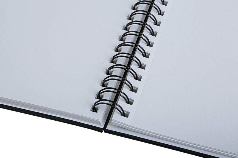 Brustro Artists Wiro Bound Sketch Book Journal, A4 Size,156 Pages,110 GSM