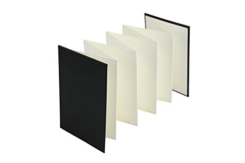 Brustro Artists Fanfold Watercolour Book 100% Cotton Mouldmade 300 GSM Cold Pressed 10.5x15cm.(9 Folds/18 Sides) - Image 3