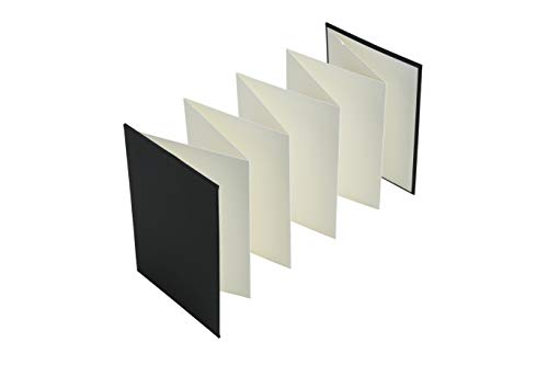 Brustro Artists Fanfold Watercolour Book 100% Cotton Mouldmade 300 GSM Hot Pressed 10.5x15cm.(9 Folds/18 Sides) - Image 4