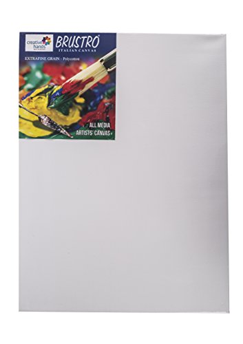 Brustro Polycotton Stretched Canvas ( Extra fine grain) 12"X16" - Image 3
