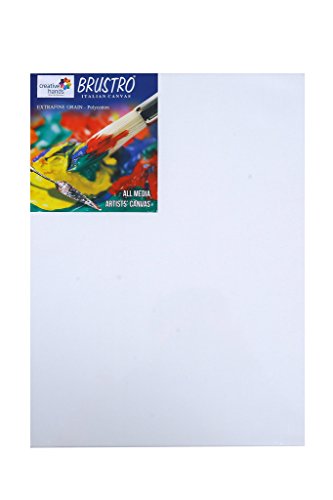 Brustro Polycotton Stretched Canvas ( Extra fine grain) 16"X20" - Image 2