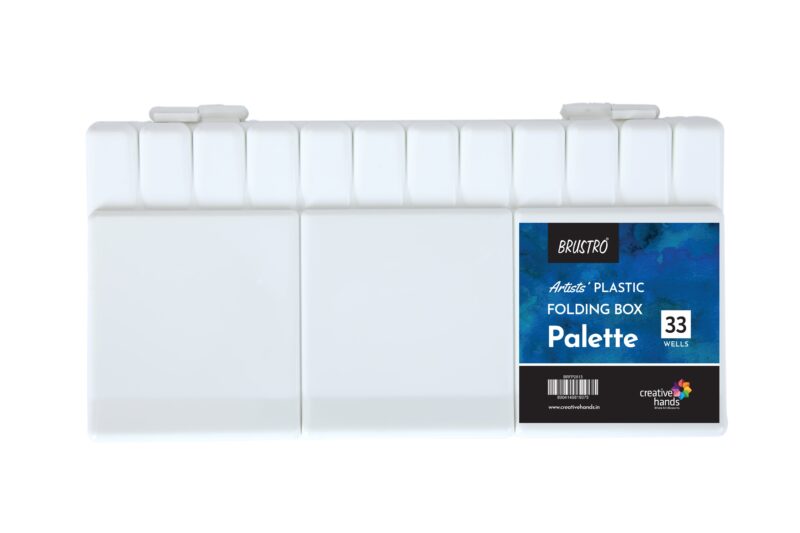 Brustro Folding Box 33 Well Plastic Palette 26X13CM - Image 3