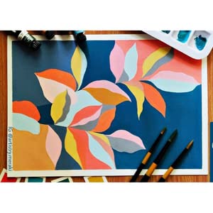 BRUSTRO Artist's Gouache Colour | Set of 24 Colors X 12ml Tubes |Perfect for Watercolor paper,Infinite Blending,Non-Toxic,Highly Pigmented,Ideal for Professional Artists,Graphic Designers,Illustrators - Image 3