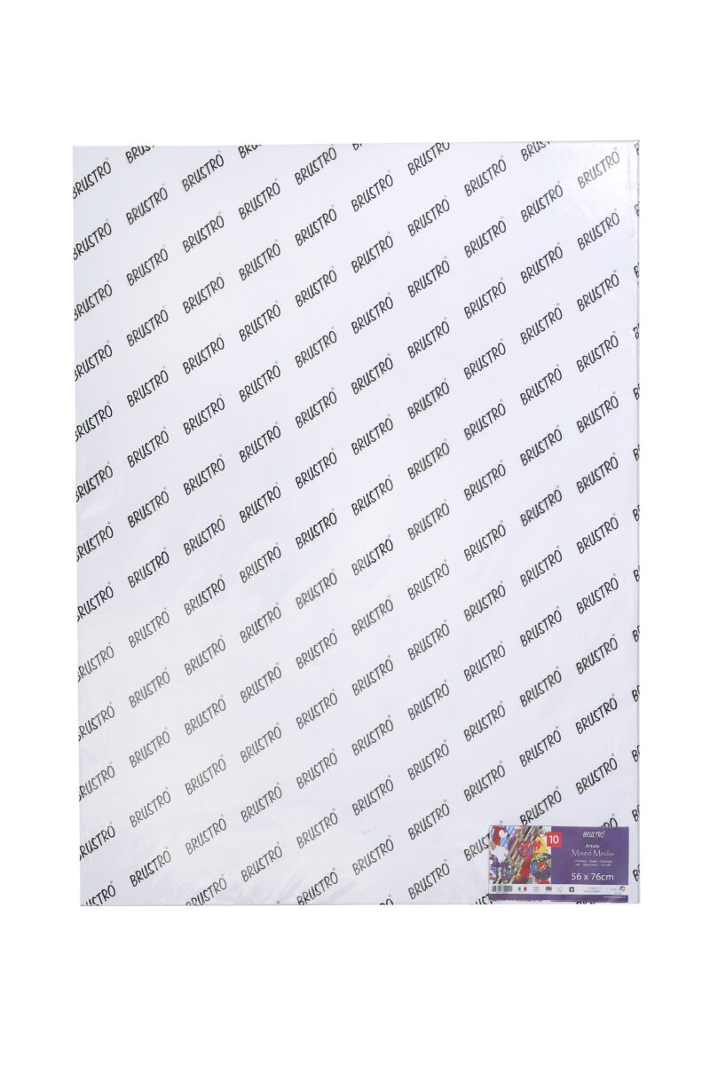 Brustro Artists Mixed Media Paper 250 GSM, sze - 56 x 76 cm, 10 Sheets - Image 2