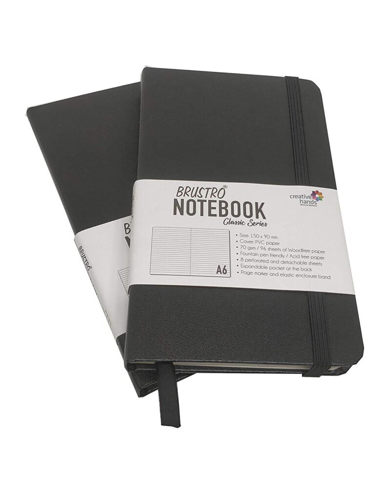 BRUSTRO NOTEBOOK CLASSIC SERIES TWIN PACK A6 - Image 9