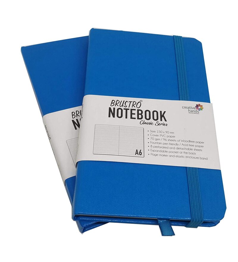 BRUSTRO NOTEBOOK CLASSIC SERIES TWIN PACK A6 - Image 8