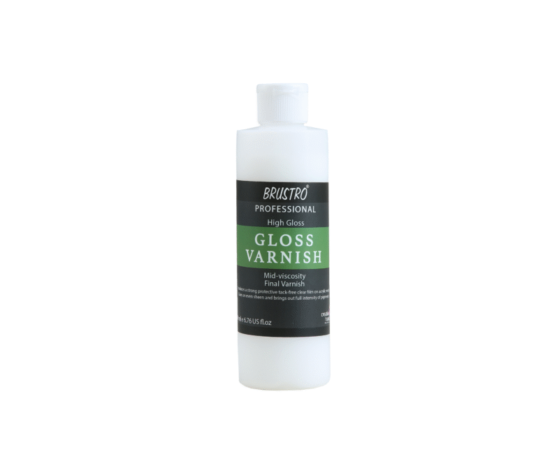 Brustro Artist's Varnish | High Gloss Finish |200ml| Apply with Brush |Perfect Coating on Acrylic Painting,Non-yellowing,Transparent,Canvas,Paper, Artwork Protection. - Image 2