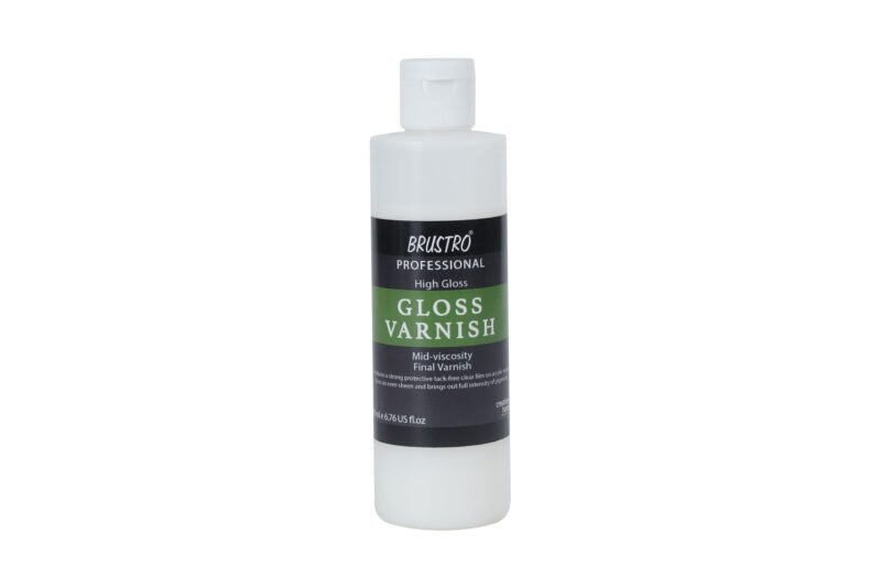 Brustro Artist's Varnish | High Gloss Finish |200ml| Apply with Brush |Perfect Coating on Acrylic Painting,Non-yellowing,Transparent,Canvas,Paper, Artwork Protection. - Image 6