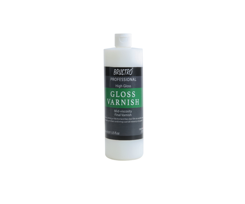 Brustro Artist's Varnish| High Gloss Finish|500ml| Apply with Brush |Perfect Coating on Acrylic Painting,Non-yellowing,Transparent,Canvas,Paper, Artwork Protection. - Image 5